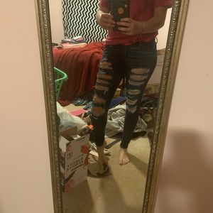 AEO ripped jeans